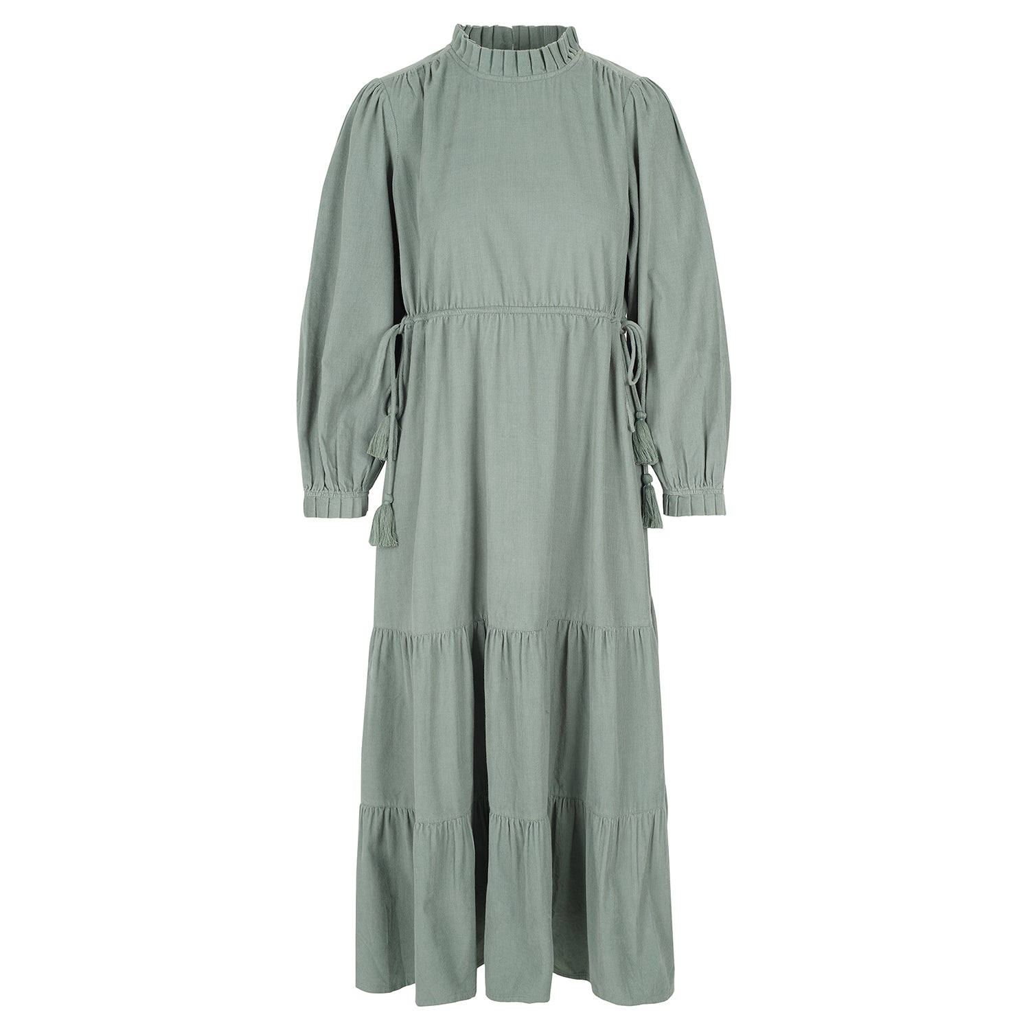 Suri Cord Midaxi Dress In Thyme