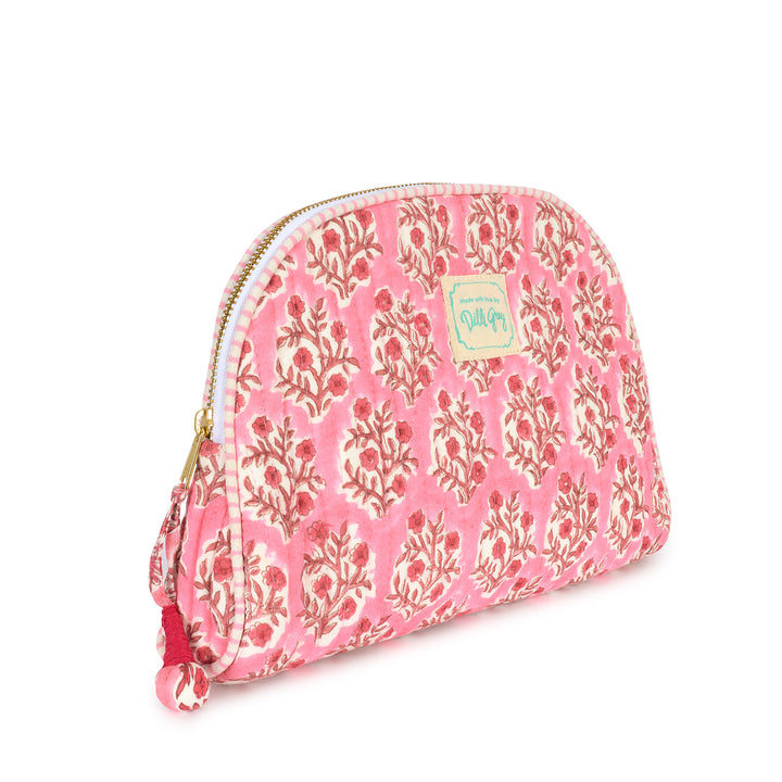 Rani Pink Mogra Make Up Pouch