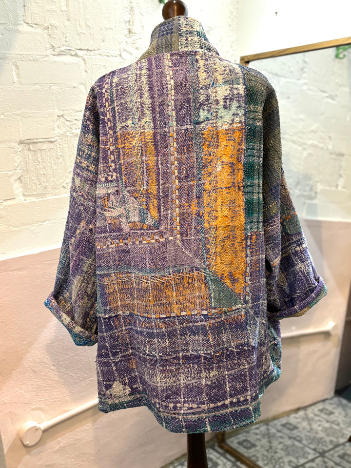 Reversible oversized Vintage Kantha Jacket No 2