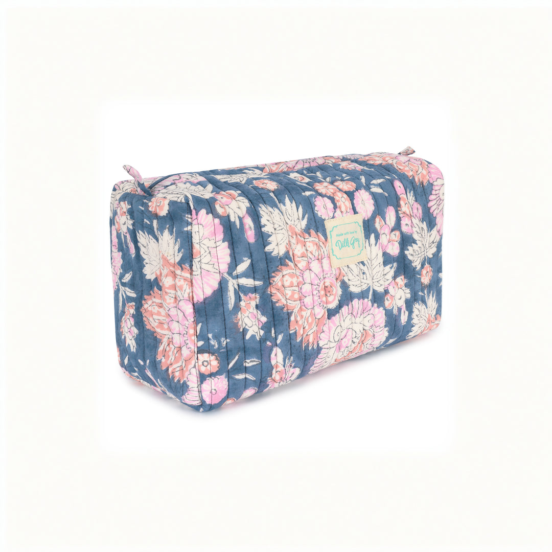 Waterlily Washbag in Midnight